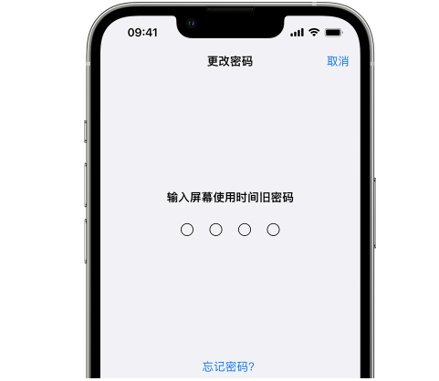 南区街道iPhone屏幕维修分享iPhone屏幕使用时间密码忘记了怎么办 