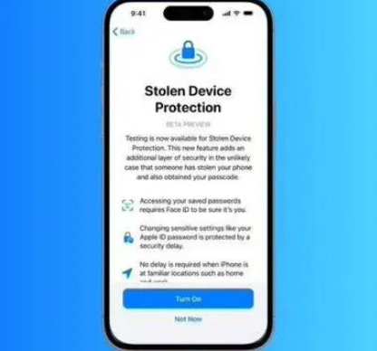 南区街道苹果授权维修店分享被盗设备保护功能开启方法 