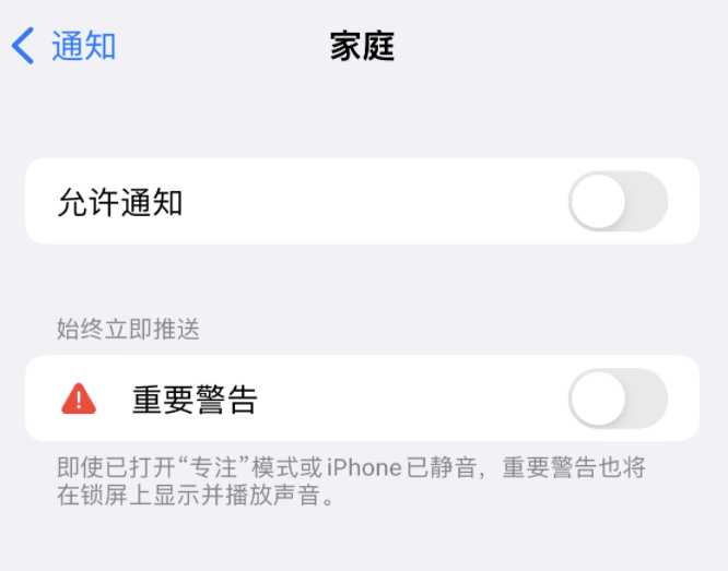 南区街道苹果14维修分享iPhone14系列机型弹出“家庭”警告后卡死如何解决 