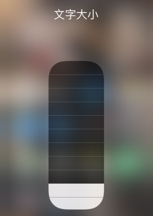 南区街道苹果手机维修分享小技巧：在 iPhone 控制中心快速调节字体大小 