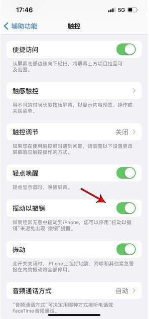 南区街道苹果手机维修分享iPhone手机如何设置摇一摇删除文字 